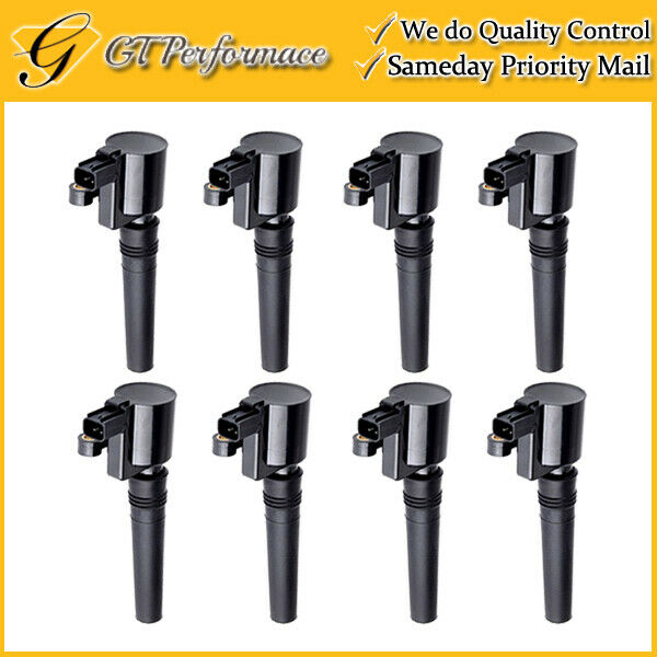 OEM Quality Ignition Coil 8PCS Set for Jaguar S-Type/ Lincoln LS/ Thunderbird V8