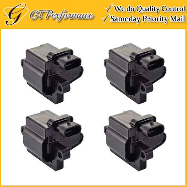 OEM Quality Ignition Coil 4PCS Set for Cadillac Chevrolet GMC Hummer Isuzu V8