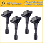 OEM Quality Ignition Coil 4PCS Pack for 2011-2014 Mazda 2 1.5L L4, ZJ20-18-100A