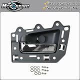 Interior Door Handle Rear Left for 05-11 Jeep Grand Cherokee Gray & Chrome