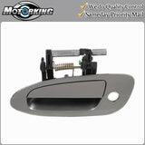 Exterior Door Handle Front Left for 02-06 Nissan Altima KY2 Polished Pewter