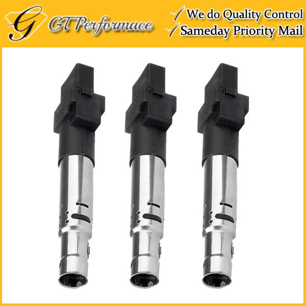 OEM Quality Ignition Coil 3PCS for A3 Quattro Q7/ Cayenne/ Eos Golf Passat V6