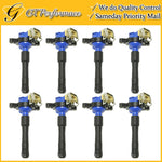 Quality Ignition Coil 8PCS for BMW 323i 325i 328i 330i 525i 528i 530i M3 M5 Blue