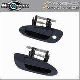 Exterior Door Handle Front Pair for 02-06 Nissan Altima BW9 Majestic Blue Pearl