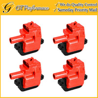 Performance Ignition Coil 4PCS Cadillac/ Chevrolet/ GMC/ Pontiac 5.7/7.4/8.1L V8