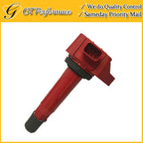 OEM Quality Ignition Coil for 2006-2011 Honda Civic 1.8L L4, 30520RNAA01, Red