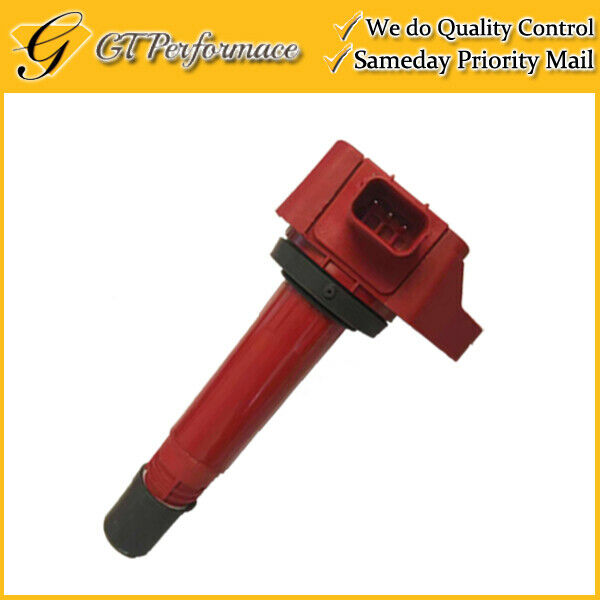 OEM Quality Ignition Coil for 2006-2011 Honda Civic 1.8L L4, 30520RNAA01, Red