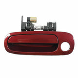 Exterior Door Handle Front Left for 1998-2002 Toyota Corolla 3M8 Burgundy Red