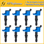 Performance Ignition Coil 8PCS for F-150 F-250 F-350 F-550 Super Duty/ Lincoln