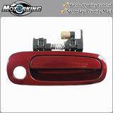Exterior Door Handle Front Right for 1998-2002 Toyota Corolla 3M8 Burgundy Red