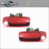 Exterior Door Handle Front Left & Right for 97-01 Toyota Camry 3K4 Sunfire Red