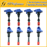 OEM Quality Ignition Coil 8PCS Set for 2003-2005 Honda Civic 1.3L L4 Blue