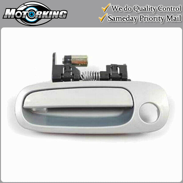 Exterior Door Handle Front Left for 98-02 Corolla 1C4 Silverstream Opalescent