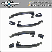 Exterior Door Handle 4PCS Set for 04-10 Toyota Sienna 8S6 Nautical Blue Metallic