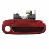 Exterior Door Handle Front Right for 1998-2002 Toyota Corolla 3M8 Burgundy Red