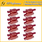 OEM Quality Ignition Coil 8PCS for LaCrosse/ CTS/ Escalade/ Impala/ Envoy V8 Red