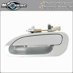 Exterior Door Handle Rear L for 98-02 Honda Accord NH612M Regent Silver Metallic