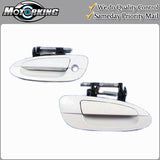 Exterior Door Handle Front Pair for 02-06 Nissan Altima QX3 Pearl White DS188