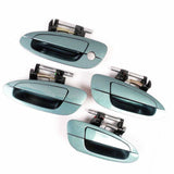 Exterior Door Handle 4PCS Set for 02-06 Nissan Altima FY0 Neptune Metallic DS231