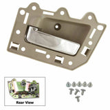 Interior Door Handle 4PCS Set for 2005-2011 Jeep Grand Cherokee Beige & Chrome