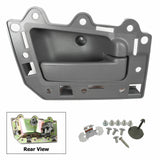 Interior Door Handle 4PCS Set for 2005-2011 Jeep Grand Cherokee Gray