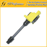 OEM Quality Ignition Coil Rear Side for 00-01 Infiniti I30/ Maxima 3.0L Yellow