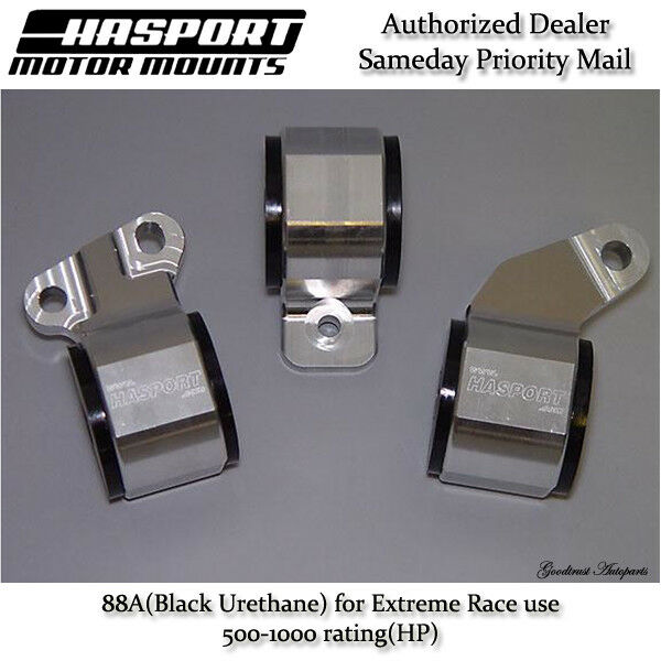 Hasport for 88-91 Honda Civic/CRX D-Series OBD0 Stock Replacement Mount Kit 88A