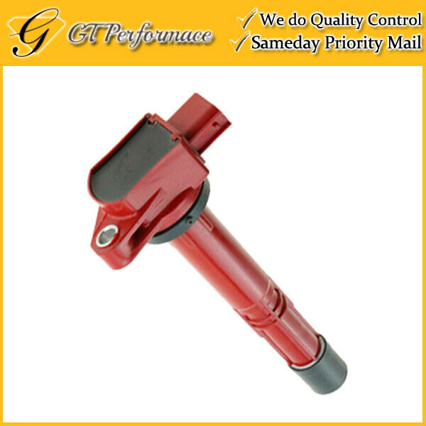 OEM Quality Ignition Coil for Acura RSX/ Honda Civic CR-V Element S2000 L4, Red