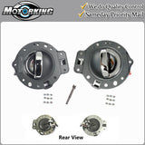 Interior Door Handle Front Left & Right for 06-10 Jeep Commander Gray & Chrome