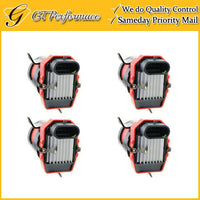 OEM Quality Ignition Coil 4PCS for 02-06 Escalade/ 04-05 Rainier 5.3L/ 6.0L, Red