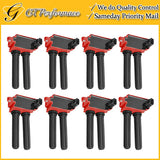 Performance Ignition Coil 8PCS for Chrysler 300/ Challenger Magnum/ Jeep Ram V8