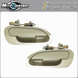 Exterior Door Handle Rear Left & Right for 1998-2002 Honda Accord YR508M Beige