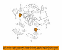 Front L & R Engine Mount 2PCS Set for 2008-2012 Mercedes Benz C300 C350 4Matic