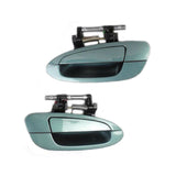 Exterior Door Handle Rear Pair for 02-06 Nissan Altima FY0 Neptune Metallic