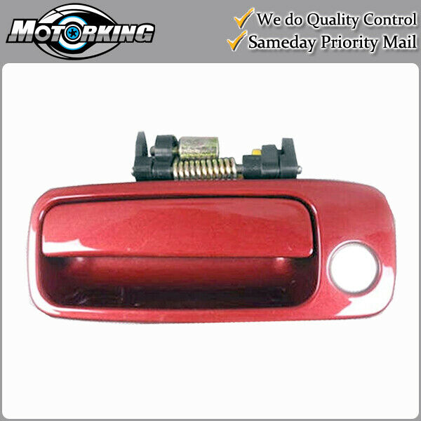 Exterior Door Handle Front Left for 1997-2001 Toyota Camry 3K4 Sunfire Red