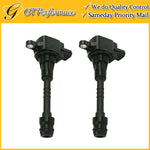 OEM Quality Ignition Coil 2PCS for 2002-2006 Nissan Sentra 1.8L L4, 22448-6N015