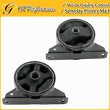 Quality Front & Rear Engine Mount 2PCS Set for 2000-2004 Volvo S40 V40 1.9L