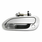 Exterior Door Handle Front L & R for 98-02 Accord NH623 Satin Silver Metallic