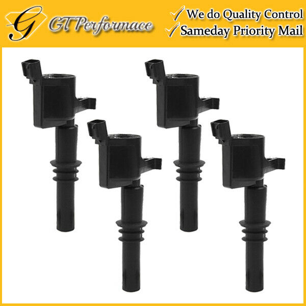 OEM Quality Ignition Coil 4PCS for Ford F150 F250 F350 F450 Super Duty V8 V10