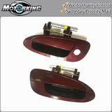 Exterior Door Handle Front Pair for 02-06 Nissan Altima A15 Sparkle Red DS149