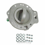 Interior Door Handle Rear Left & Right for 2006-2010 Jeep Commander Gray