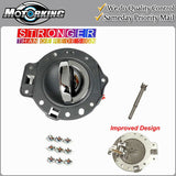 Interior Door Handle Front or Rear Right for 06-10 Jeep Commander Gray & Chrome