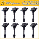 OEM Quality Ignition Coil 8PCS for Infiniti FX45/ M45/ Q45 4.5L V8, 22448-AR215