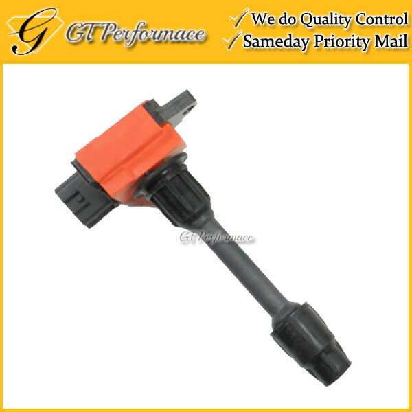 OEM Quality Ignition Coil Front Side for 2000-2001 Infiniti I30/ Maxima 3.0L Red