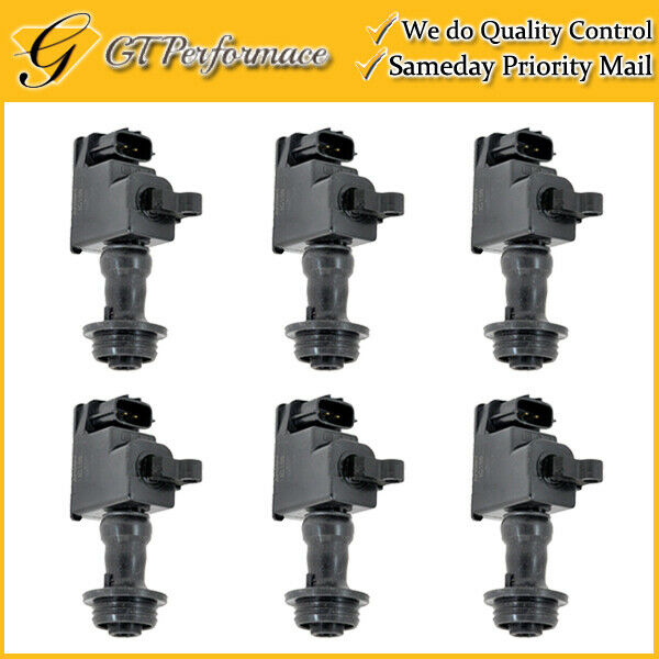 OEM Quality Ignition Coil 6PCS for 98-00 Nissan Skyline Stagea 2.5L, 22448-AA100