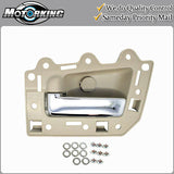 Interior Door Handle Rear Left for 05-11 Jeep Grand Cherokee Beige & Chrome