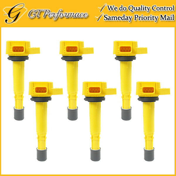 OEM Quality Ignition Coil 6PCS for EL MDX/ Civic Pilot Ridgeline/ Vue L4/ V6