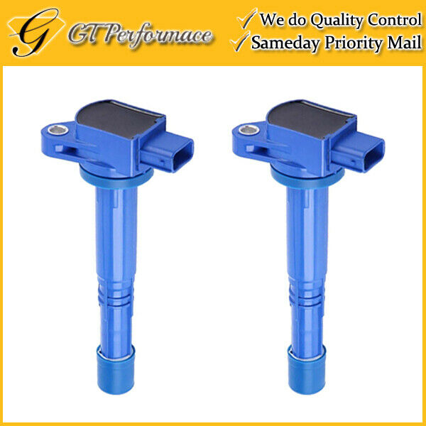 OEM Quality Ignition Coil 2PCS for Acura RSX/ Civic CR-V Element S2000 L4, Blue