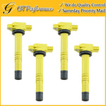 OEM Quality Ignition Coil 4PCS for Acura RSX/ Civic CR-V Element S2000 L4 Yellow