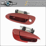 Exterior Door Handle Front Pair for 02-06 Nissan Altima AX3 Red Mica Pearl DS226